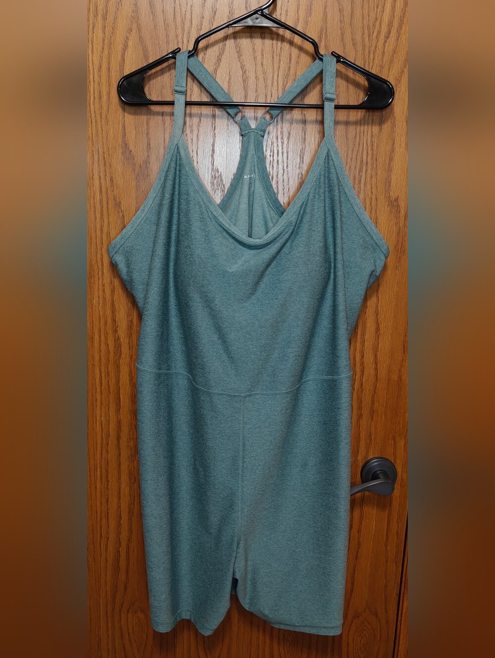 Old Navy Teal Racerback Camisole Romper, Size 3X